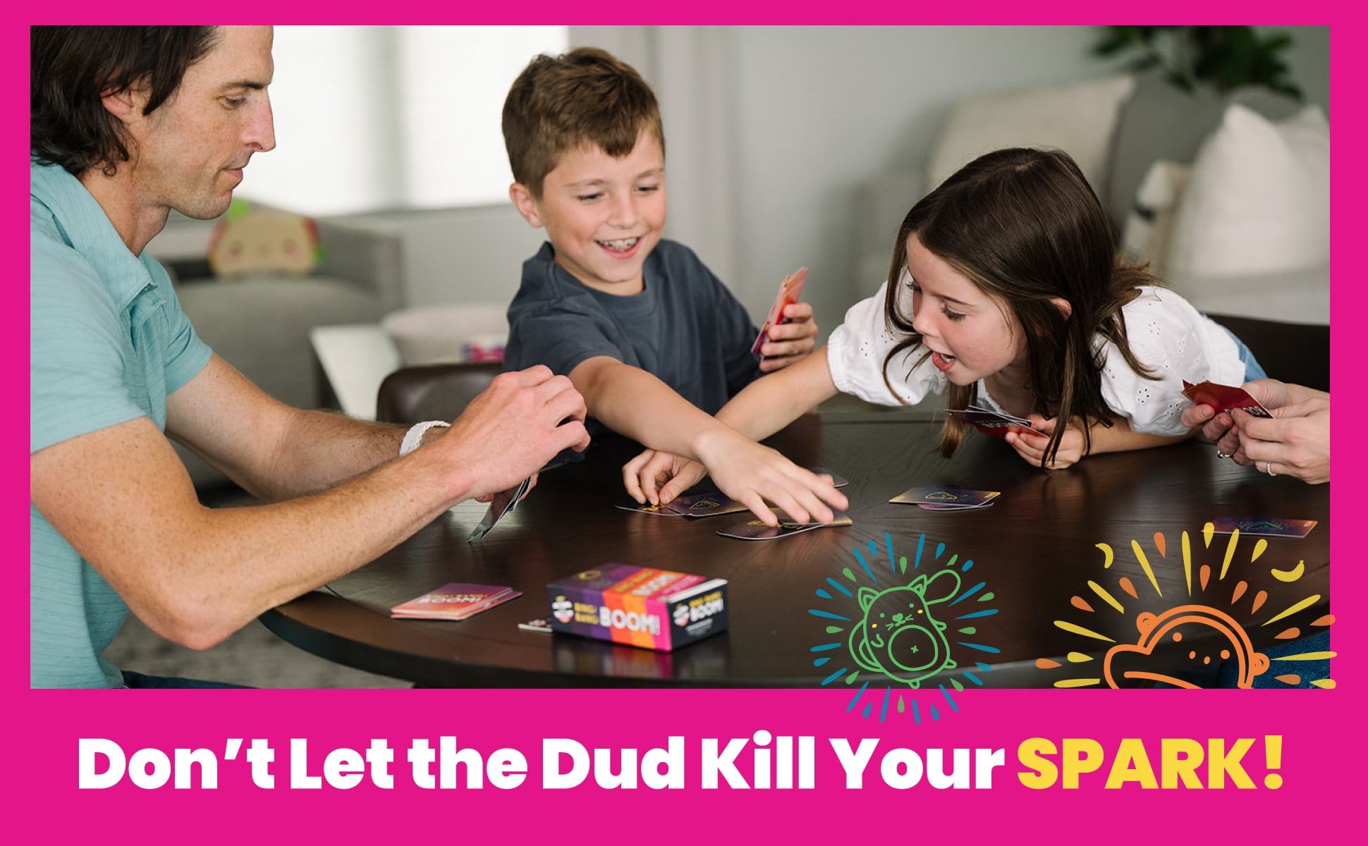 Bing Bang Boom – a Fast-paced Party Game for Kids, Teens, and Adults