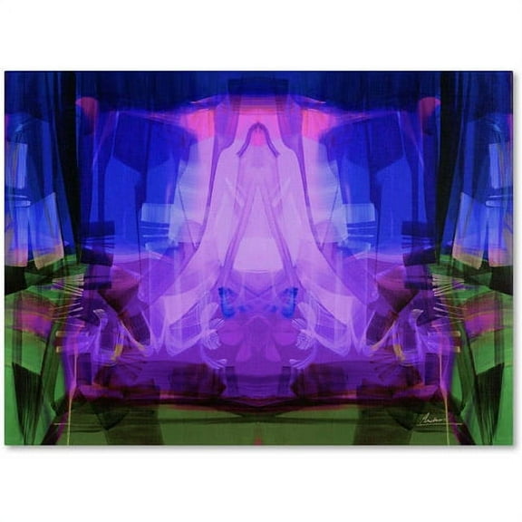 Trademark Fine Art "Midnight" Canvas Art by Andrea