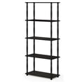 thumbnail image 1 of Shelf Furinno Turn-Tube, 5 niveles, multiusos, espresso, color negro, 1 of 5