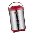 thumbnail image 2 of Dispensador de bebidas frías y calientes de cubo de leche con espiga, cubo de té de leche de barril aislado para sopa de café de comercial, rojo, 2 of 9