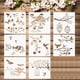 thumbnail image 5 of Toystoory 8 piezas Animal pintura dibujo plantilla surtido portátil Scrapbooking reutilizable plantilla surtido Kit DIY manualidades Decoración del hogar, 5 of 6