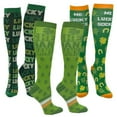 thumbnail image 1 of Unisex Saint Patricks Day Compression Socks 3 Pack Bundle for Men and Women, 1 of 2