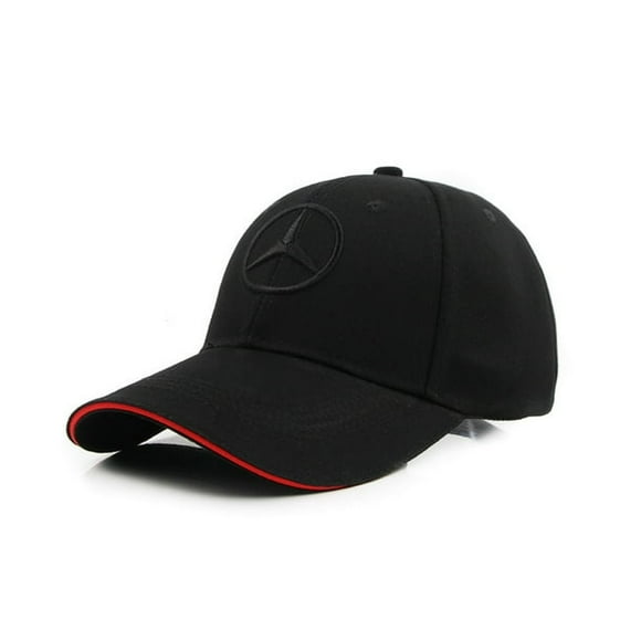 Black AMG Racing Hat - All Season Outdoor Mercedes Benz Baseball Cap