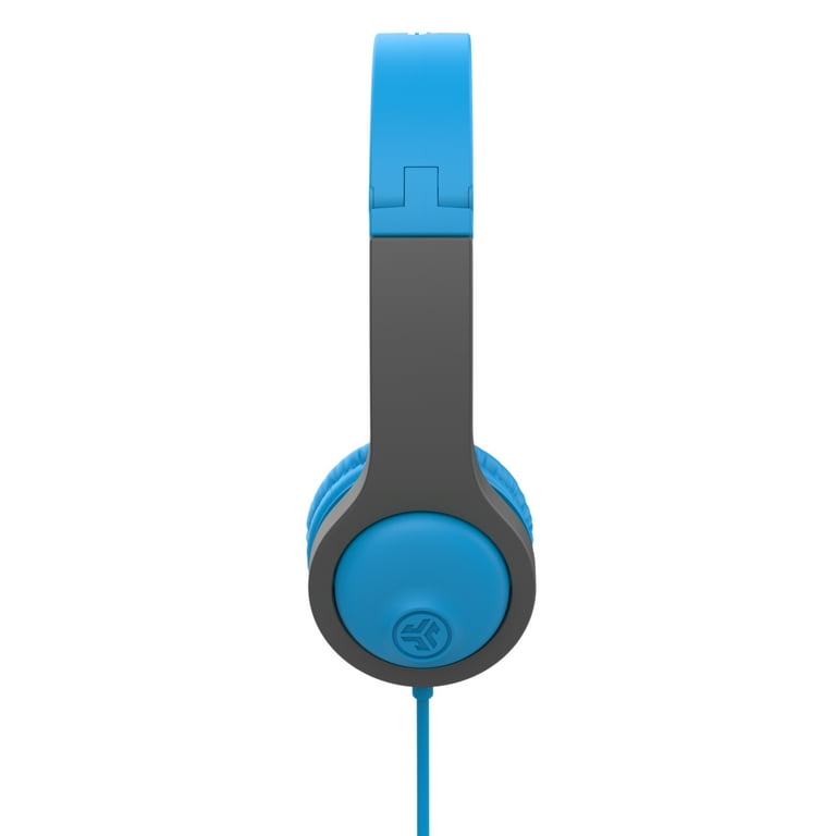 JLab JBuddies Folding Gen 2 Wired Headphones - Blue & Gray JLab JBuddies Folding Gen 2 Wired Headphones - Blue & Gray