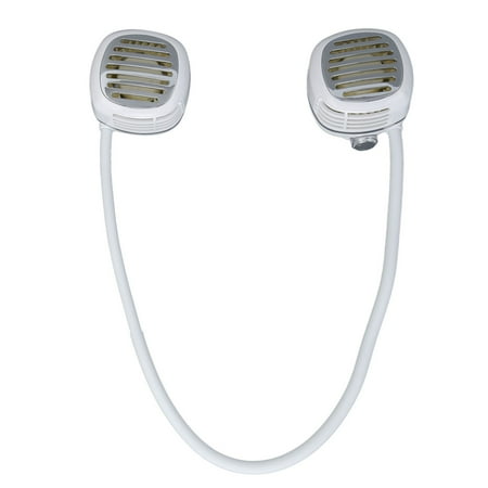 

Hanging Neck Fan USB Neck Fan For Office For School For Travel For Home White