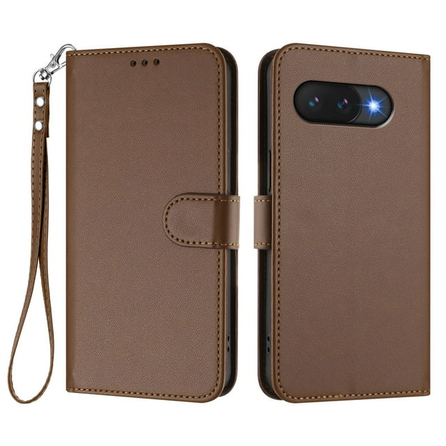 Funda Cartera GANGXUN para Google Pixel 9A – Cierre Magnético, Protección RFID, Correa Desmontable, Compatible con Carga Inalámbrica