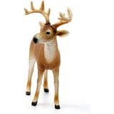 Schleich White-Tailed Buck Figurine, Handcrafted Deer Collectible Toy ...