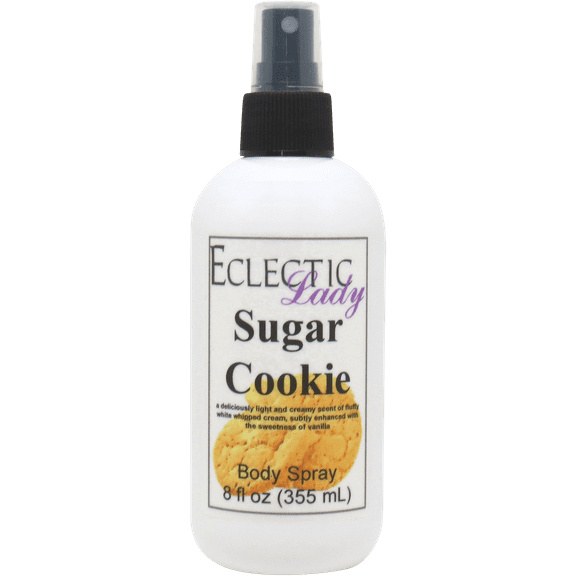 Sugar Cookie Body Spray, Eclectic Lady, Hydrating Mist, Unisex, 16 oz