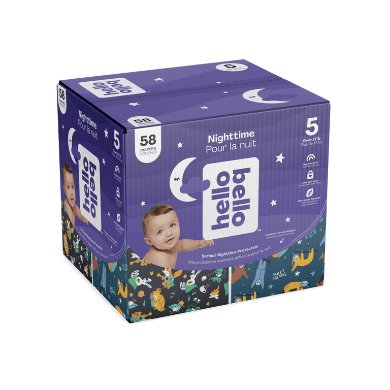 Hello Bello Premium Gender Neutral Overnight Diapers I for Babies