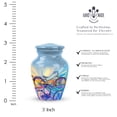 thumbnail image 2 of Chromatic Velocity Whirl Motorcycle - Small Cremation Urn - Petite Ashes Urn for Adult Male - Mini Keepsake Memorial - Small and Elegant Cremation Option 3 Inch, 1 Pc, 2 of 5