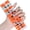 JR043, variant on Glow in Dark Halloween Nails Stickers Full Nails Wraps Gel Nails Strips Halloween Nails Strips Nails Art Decoration