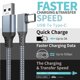 thumbnail image 3 of Cable VR de alta velocidad USB-C a USB 3.0, 3 metros, núcleo de cobre, transferencia 5Gbps, color gris plateado con trenzado resistente, 3 of 6