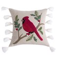 thumbnail image 1 of Thatch Home Joy Birds de Levtex Home - Cojín decorativo (45 x 45 cm) - Cardenal - Rojo, Verde, Marrón, Negro, Blanco, Gris pardo, 1 of 4