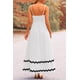 thumbnail image 2 of Vestido PRETTYGARDEN 2025 Verano Sin Mangas con Tirantes Finos M, 2 of 8