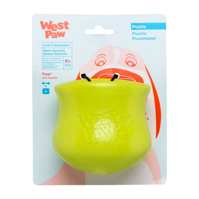 West Paw Large Granny Smith Toppl Dog Toy