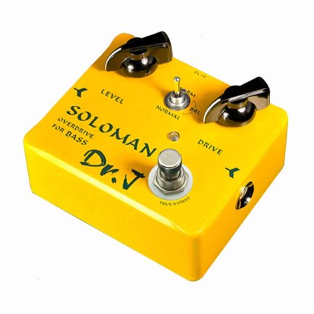 DR.J by  SOLOMAN OVERDRIVE for BASS Pedal D52 Effect Pedal Free Connector