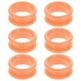 thumbnail image 1 of Weiweiguan 6Pcs Practical Silicone Finger Rings Supple Clipper Rings Simple Finger Protectors, 1 of 7