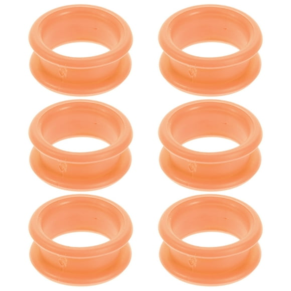 6Pcs Finger Protectors for Hairdressing Accessory and Crafting Simple Style