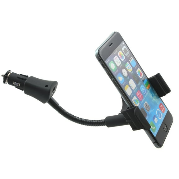 Charger Car Mount for BLU S91/Pro - Holder DC Socket USB Port Cradle Rotating
