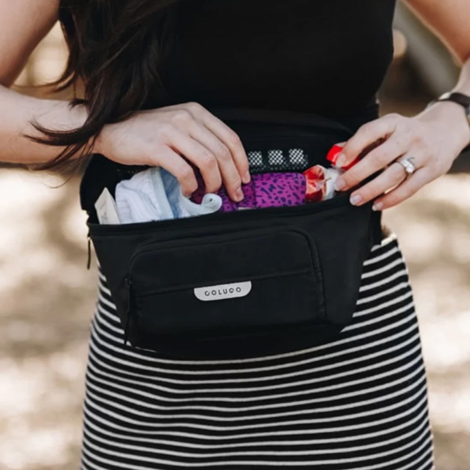 Colugo - The On the Go Organizer, Designed to Fit Stroller, Black