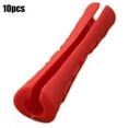 thumbnail image 1 of Protecteurs de Cadre de Vélos de Montagne et de Route, Protecteurs de Tubes Métalliques Rouges, 1 of 9