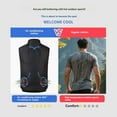 thumbnail image 5 of Noraui Storm Fan Jacket For Men - 360° Cooling Vest With Dual Rechargeable Fans, 3-Speed Adjustable For Hot Weather Work, 5 of 7