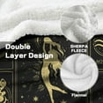 thumbnail image 2 of Aquarius Gifts for Men Women,Aquarius Sherpa Blanket,Astrology Gifts Zodiac Gifts Aquarius Birthday Gifts for Aquarius Women,Horoscopes Gifts Double Layer Fabric Warm Blankets,60" X 50", 2 of 5