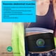 thumbnail image 5 of Cinturón tonificador abdominal, estimulador abdominal portátil, 10 patrones de entrenamiento, correas ajustables, negro, para gimnasio en casa, estimulación muscular electrónica, equipo de, 5 of 9