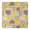 Yellow Sunflower Bud, variant on Blue Sunflower Vine Leaf Pattern Square Fitted Tablecloth with Elastic Edge,Square Table Cover,Washable Elastic Table Cover for Home Kitchen Party Decor 34"x34"