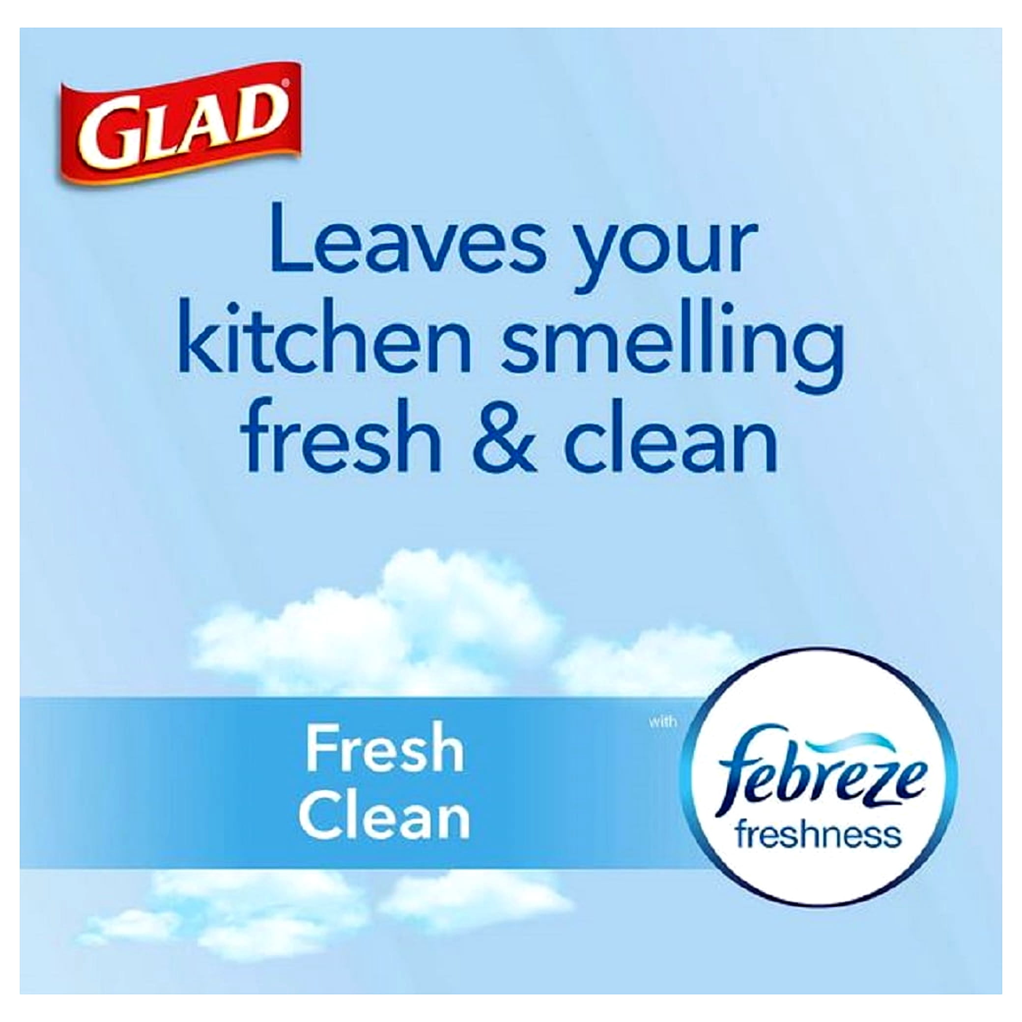 Glad 4-Gallons Small Trash Bags, 156 Count