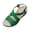 Green, variant on Green Ladies Casual Summer Wedge Sandals Hollow Out Open Toe Thick Sole Fashionable Versatile Comfortable
