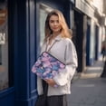 thumbnail image 6 of FORMRS 13-13.3 inch Laptop Sleeve Case Soft Carrying Quilted Computer Bag Cover, Watercolor Pink Marble Pattern, 6 of 7