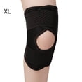 thumbnail image 4 of Sidaley soporte de rodilla protector de articulaciones elásticas mujeres presurizado transpirable banda fija montañismo deportes negro / pie Cables de audio/vídeo Negro/Pie Derecho/XL, 4 of 6