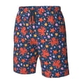 thumbnail image 4 of Pofeuu Sea Animals Prin Men's Swim Trunks Quick Dry Bathing Suit Swimming Board Shorts Mesh Lining Beach Swimwear-Large, 4 of 6