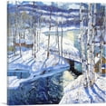 thumbnail image 1 of ARTCANVAS Mountain Stream Canvas Art Print by Jonas Lie - Size: 18" x 18" (1.50" Deep), 1 of 9