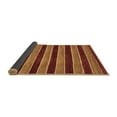 thumbnail image 2 of Ahgly Company Indoor Square Abstract Brown Modern Area Rugs, 6' Square, 2 of 4