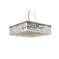 thumbnail image 3 of Elegant Lighting V2032D24BK-RC Lustre Maxime 24 Pouces, Noir, 3 of 5