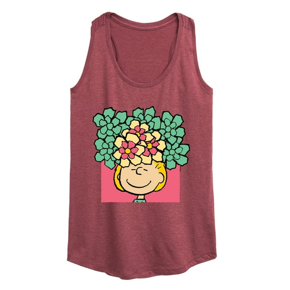 Peanuts - Sally Flowers - Women's Racerback Tank Top