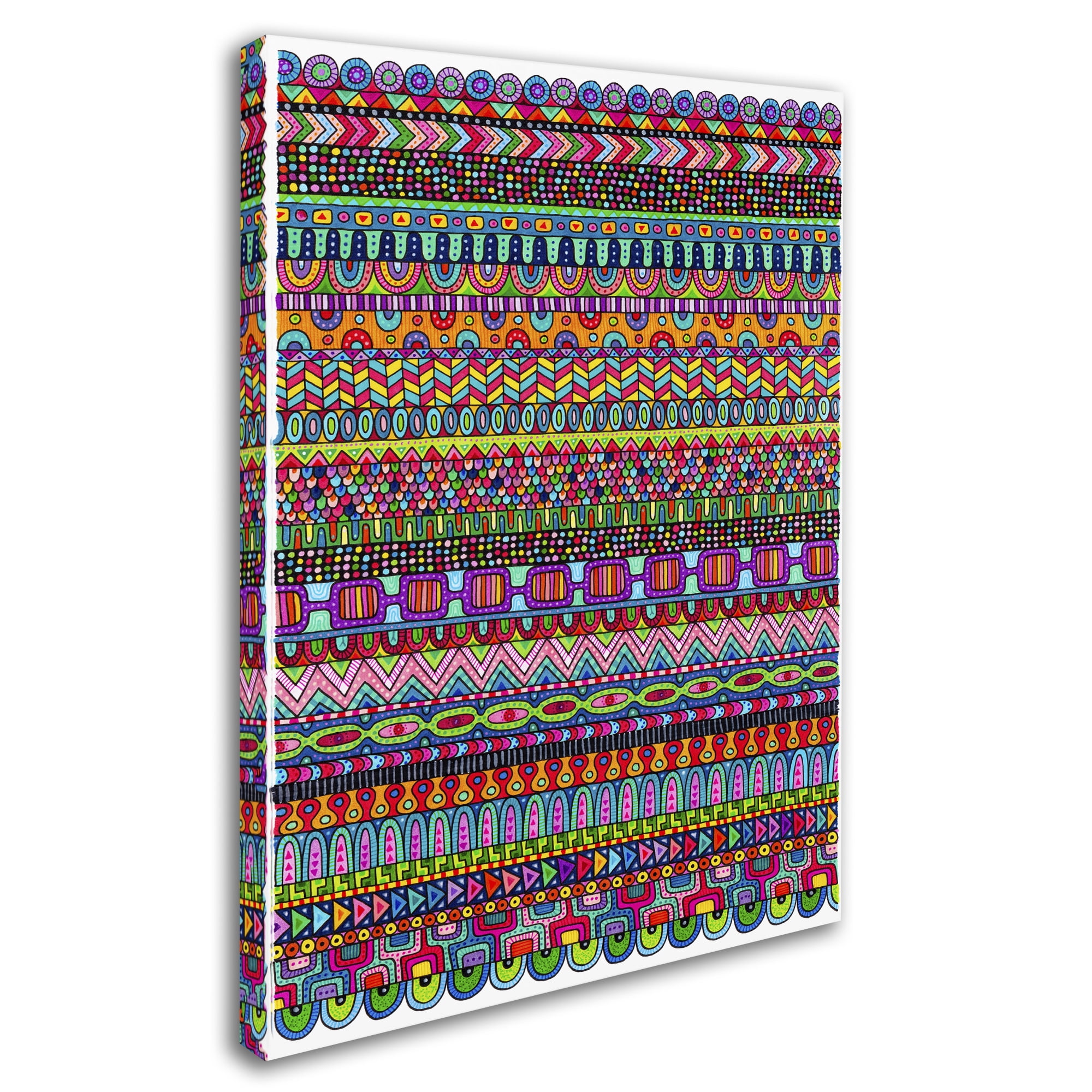 Trademark Fine Art "Oaxaca Mat" Canvas Art by Hello Angel