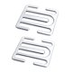 thumbnail image 4 of Ajustador de cinturón de seguridad de metal Accesorio de vehículo Fácil instalación Clips de cinturón de seguridad plata brillante Cola Clips de cinturón de seguridad, 4 of 8