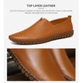 thumbnail image 4 of Genuine Leather Loafer Shoes Slip On Soft Walking Driving Shoes, 4 of 7