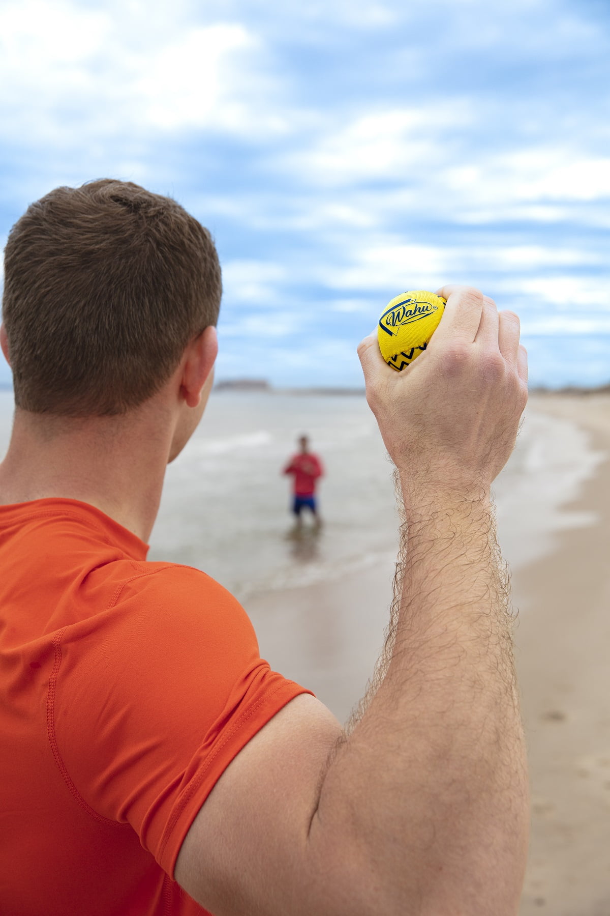 Wahu Super Grip Skimball 2-Pack Green/Orange - Beach & Pool Toy Child/Adult Ages 5+
