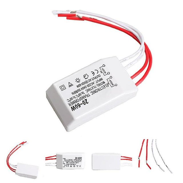 20-60W 12V Halogen Lamp Electronic Transformer Spotlight Adapter Device