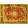 thumbnail image 1 of Ahgly Company Indoor Rectangle Persian Yellow Traditional Area Rugs, 4' x 6', 1 of 4