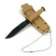 thumbnail image 1 of Daga Tactica Cuchillo Militar Funda Collar Cadena Portatil, 1 of 1