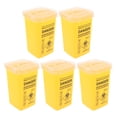 thumbnail image 2 of 5Pack Razor Blade Disposal Container with Sealed Lid for Salon Waste 15.0X9.1X9.1in, 2 of 8