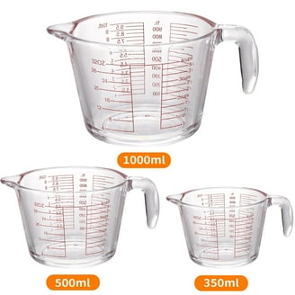 Pyrex 2-Piece Glass Measuring Cup Set, 1-Cup and 2-Cup, Microwave