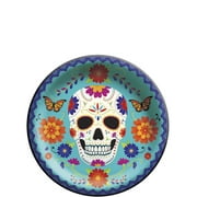 Festive Day of The Dead 10 Round Plates (20)
