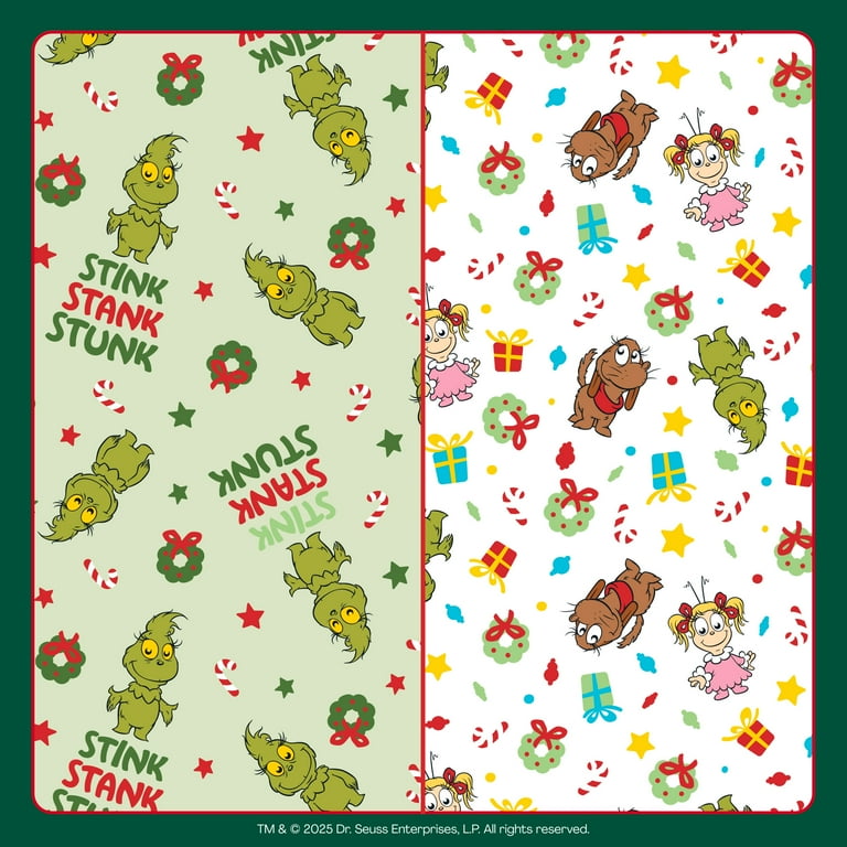 Hello Bello Premium Baby Grinch Diapers Club Box with Bonus Wipes - Size 4, 58 Count