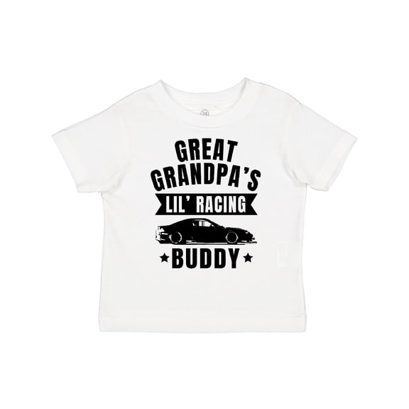 Inktastic Great Grandpas Lil Racing Buddy Boys or Girls Toddler T-Shirt